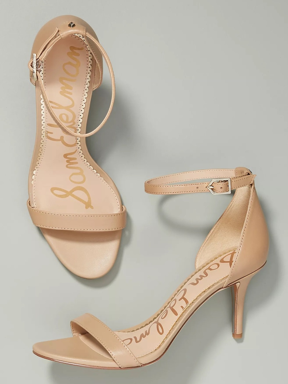 Sam Edelman Leather Heeled Sandals Size 7.5